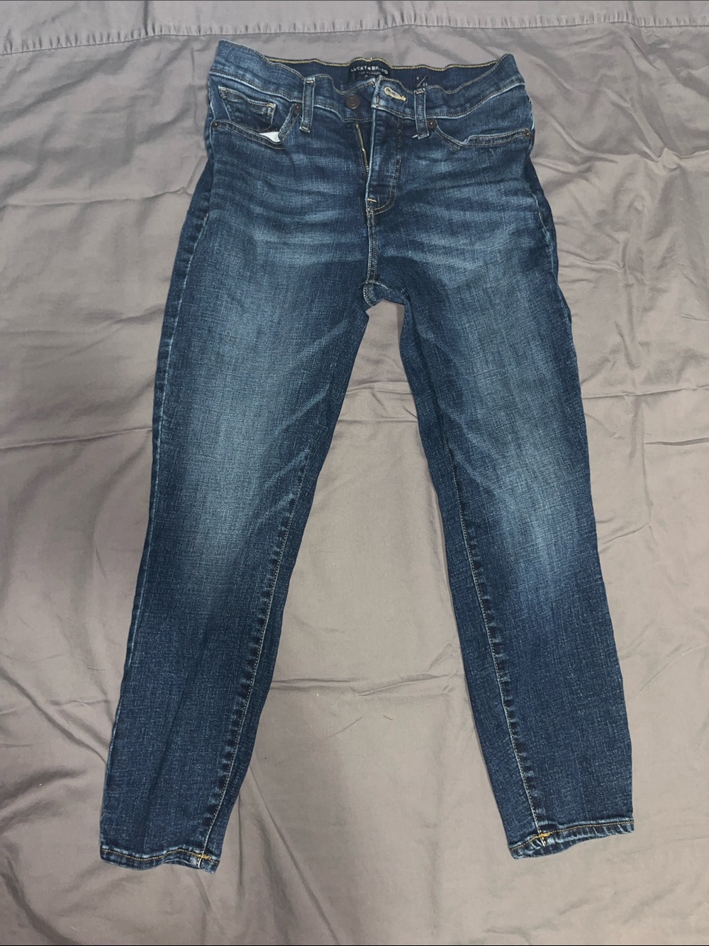 Lucky Brand Women's Dark Blue Skinny Jeans